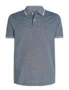 Cotton Linen Pique Reg Polo Tommy Hilfiger Navy