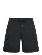 Cotton Ripstop Cargo Shorts Mads Nørgaard Black