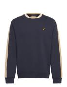 Contrast Taped Sweatshirt Lyle & Scott Navy