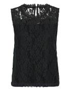 Crkit Lace Top Cream Black