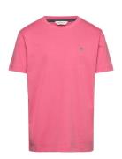 Shield Ss T-Shirt GANT Pink