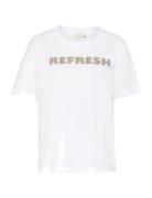 Kalunda T-Shirt Kaffe White