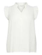 Kclyana Blouse Kaffe Curve Cream