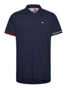 Tjm Slim Flag Cuff Polo Ext Tommy Jeans Navy