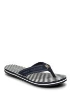 Th Stripes Beach Sandal Tommy Hilfiger Navy