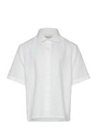 Cotton Linen Ss Shirt GANT White