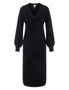 Objmalena L/S Knit Dress Noos Object Black