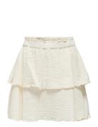 Kogthyra Life Layered Skirt Wvn Kids Only Cream