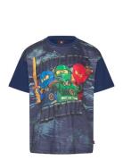 Lwtaffy 302 - T-Shirt S/S LEGO Kidswear Navy