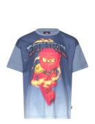 Lwtaffy 307 - T-Shirt S/S LEGO Kidswear Blue