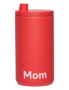 Travel Mug Design Letters Red