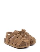 Sandal Suede Cork Mikk-line Brown