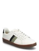 B721 Lthr/Tape Detail Fred Perry White