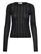 Wool Lace Top House Of Dagmar Black