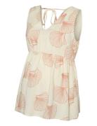 Mlshell S/L Wo Top Mamalicious Cream