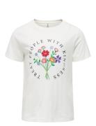 Kogemma Life Reg S/S Flower Top Jrs Noos Kids Only White