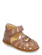 Sandals - Flat - Closed Toe ANGULUS Brown
