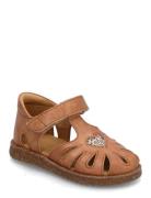 Sandals - Flat - Closed Toe ANGULUS Brown