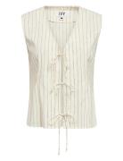Ivy-Carina Tie Vest IVY Copenhagen Cream