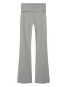 Nlfdicte Lw Fold Down Bootcut Pant LMTD Grey