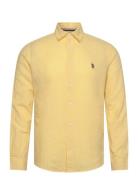 Uspa Shirt Bolt Men U.S. Polo Assn. Yellow