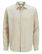 Jprcclawrence Linen L/S Shirt Sn Jack & J S Beige
