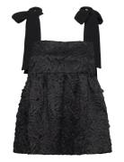 Contrasted Tie Top, 2320 Fil Coupé STINE GOYA Black