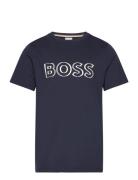 Short Sleeves Tee-Shirt BOSS Navy