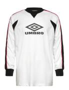 Panelled Ls Tee Umbro White