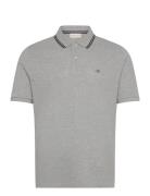 Tipping Collar Ss Polo GANT Grey
