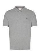 Shield Logo Ss Polo GANT Grey