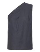 Elle Linen Tank Ahlvar Gallery Navy