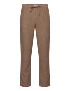 Linen Blend Herringb Pants Lindbergh Beige