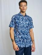 Bs Cordeel Casual Modern Fit Shirt Bruun & Stengade Navy