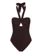 Ilona Swimsuit Twist & Tango Brown