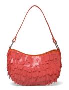 Fringed Shoulder Bag Mango Orange