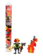 Plus-Plus Firefighter / 100 Pcs Tube Plus-Plus Patterned