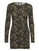 Flower Print Dress Mango Black
