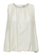 Jdylucca S/L Bubblehem Top Wvn Exp JDY Cream