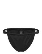 Low Waist Ruched Bikini Briefs Weekday Black