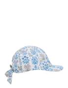 Cap In Liberty Fabric Huttelihut Blue
