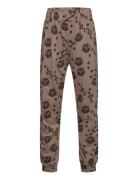Squiggly Cats Aop Trousers Mini Rodini Beige