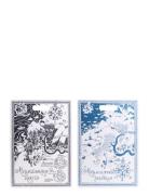 Moomin Chop&Serve Board The Map Muurla Grey