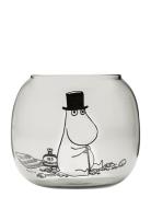 Moomin Tealight Holder Moominpappa Grey Muurla Grey