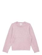 Vmdoffy Ls O-Neck Blouse Ga Noos Girl Vero Moda Girl Pink
