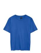 Vmpaulina Ss T-Shirt Jrs Noos Vero Moda Blue