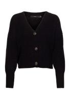 Vmlea Ls V-Neck Cuff Cardigan Noos Vero Moda Black