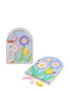 Wooden Flower Puzzle Blocks Fisher-Price Patterned
