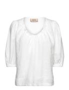 Mmtaissa Linen Blouse MOS MOSH White