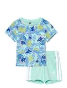 I Dy Ls T Set Adidas Sportswear Blue